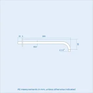 Nes Home 200mm Thin Round Brass Swivel Shower Head Round and 380mm Wall Mounted Arm Chrome