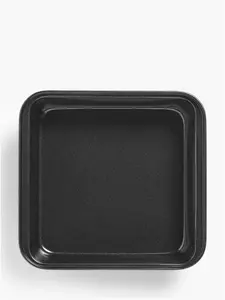 John Lewis ANYDAY Carbon Steel Non-Stick Square Cake Tin, 20cm