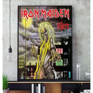 Iron Maiden Killers Canvas Print Multicoloured (One Size)