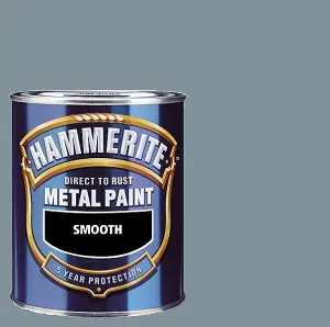 Hammerite - Smooth Direct to Rust - 750ML - Misty Lake