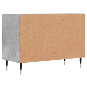 Berkfield TV Cabinet Concrete Grey 69.5x30x50 cm Engineered Wood