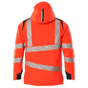 Mascot Accelerate Safe Lightweight Winter Jacket with CLIMascot - Hi-Vis Red/Dark Navy   (XX Large)