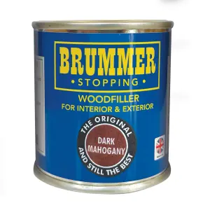 Brummer Wood Filler Dark Mahogany 250g - The Original And Still The Best