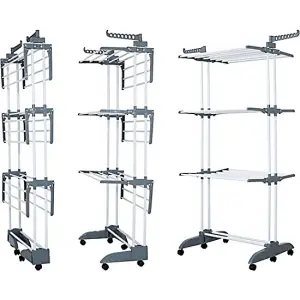 Homefront Clothes Airer Dryer - Lightweight & Foldable Design - Suitable for Indoor or Outdoor Use