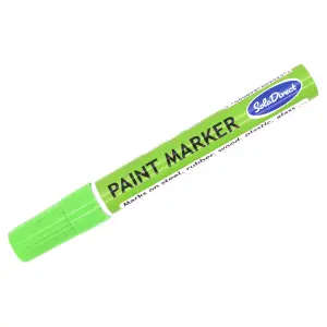 Oil-based Paint Marker Pen Permanent for Tyres Rubber Stone Leather Fabric Plastic Glass (Light Green)