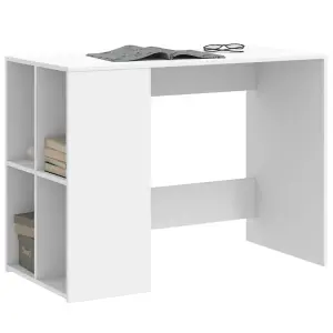 Berkfield Desk White 102x50x75 cm Engineered Wood