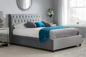 Birlea Marlow King Bed Frame In Grey