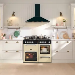 Leisure CK110F232C Freestanding Electric Range cooker with Gas Hob - Cream