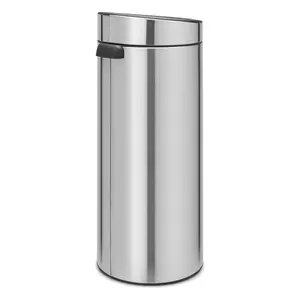 Brabantia 30 Litre Touch Bin Matt Steel