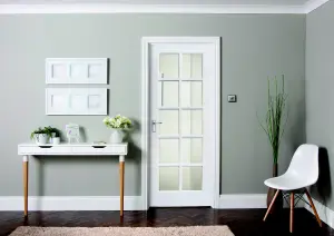 10 Lite Glazed White Internal Door, (H)1981mm (W)762mm (T)35mm