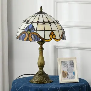 HOMCOM Decorative Table Lamp, for Bedroom Living Room, Bulb not Included