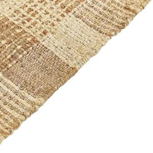 Jute Area Rug 160 x 230 cm Beige BERISSA