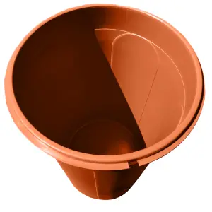 210L Water Butt XL with Stand & Tap Garden Waterbutt Barrel Rain Water Collector - Terracotta Rain Saver