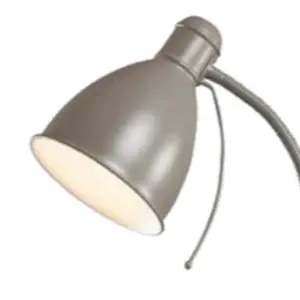 First Choice Lighting Sven Grey Floor Lamp / Reading Light