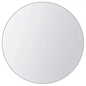 vidaXL 16 pcs Mirror Tiles Round Glass