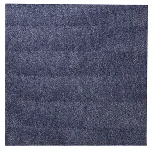 Colours Blue Loop Carpet tile, (L)500mm, Pack of 10