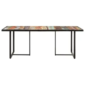 Sheilds Dining Table Multicolour / H76 x L200 x W100cm