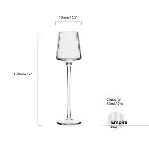 Empire Liqueur Glasses (Set of 4)