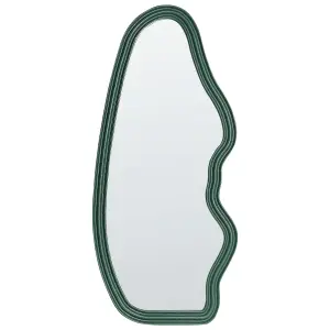 Beliani Retro Wall Mirror ROCLES Dark Green