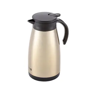 Royalford Coffee Pot Stainless Steel Thermal Carafe 1200ML /40.5 Oz Gold