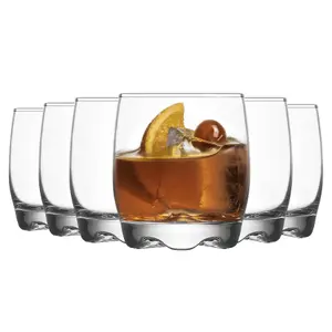 LAV - Adora Tumbler Glasses - 290ml - Clear - Pack of 6