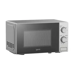 Igenix IGM0820SS Solo Microwave, 35 Minute Timer, 800W, Stainless Steel