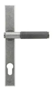 From The Anvil Pewter Brompton Slimline Lever Espag. Lock Set