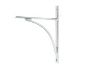 Satin Chrome Apperley Shelf Bracket (260mm x 200mm)