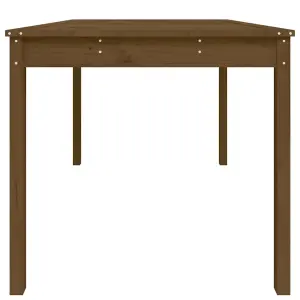 Berkfield Garden Table Honey Brown 121x82.5x76 cm Solid Wood Pine