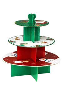 Essentials by Premier Christmas 3 Tier Cake Stand