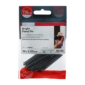 TIMCO Panel Pins Bright - 50 x 2.00