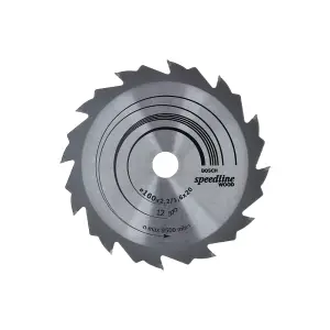 Bosch Professional Speedline Wood Circular Saw Blade - 160 x 20 x 2.2 mm, 12 Teeth