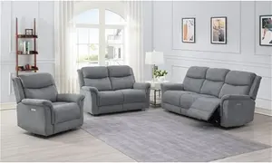 3 - Piece Sofa Set Annaghmore Agencies Ltd Upholstery Colour: Grey