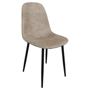 Simone Upholstered Dining Chair Fawn