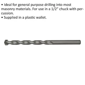 High-Performance 11 x 150mm Rotary Impact Drill Bit for Masonry