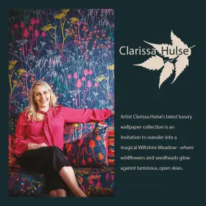 Clarissa Hulse Enchanted Vale Midnight Fixed Size Mural