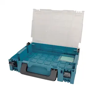 Makita Clear Lid MAKPAC Tool Case Stacking Organiser Tool Box Divider Twin Pack