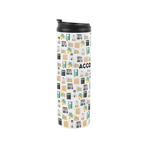 Accountant Travel Mug - Novelty Trades Gift Stainless Steel Vacuum-Sealed Double-Walled Hot/Cold Drinks Travel Flask