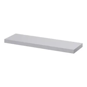 GoodHome Cusko Grey Rectangular Floating shelf (D)23.5cm