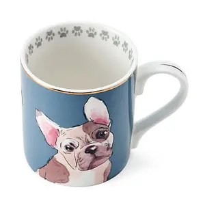 Mikasa French Bulldog 280ml Straight-Sided Mug