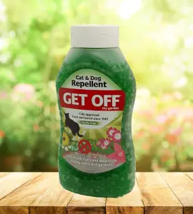 Get Off Cat & Dog Repellent Gel Crystals Garden Fouling Deterrent Gel 460g