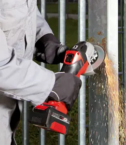 Einhell Cordless Angle Grinder 115mm 18V Power X-Change Softstart Function TC-AG 18/115 Li-Solo - Body Only