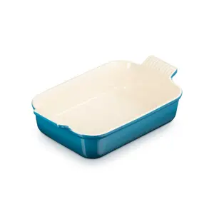 Le Creuset Stoneware Heritage Rectangular Dish Deep Teal / 26cm