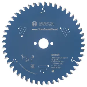 Bosch Professional Circular Saw Blade for Laminated Panel - 165 x 20 x 2.6mm, 48 Teeth