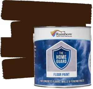 HOME GUARD FLOOR PAINT BROWN 5 LITRE