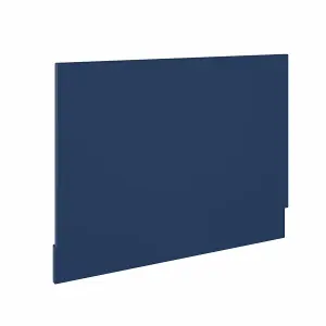 Rinse Bathrooms 750mm Bath End Panel 18mm MDF Painting Matte Blue Adjustable Height for Bathroom Soaking Tub