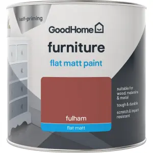 GoodHome Fulham Flat matt Furniture paint, 500ml