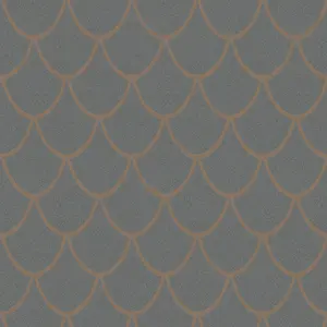 Galerie The New Design Book Gold Grey Geometric Embossed Wallpaper