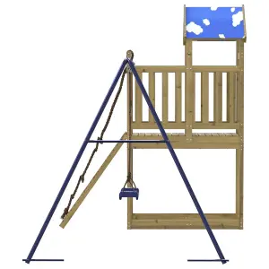 Berkfield Outdoor Playset Impregnated Wood Pine