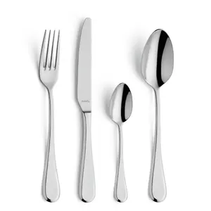 24 piece Drift 18/10 stainless steel cutlery set for 6 people